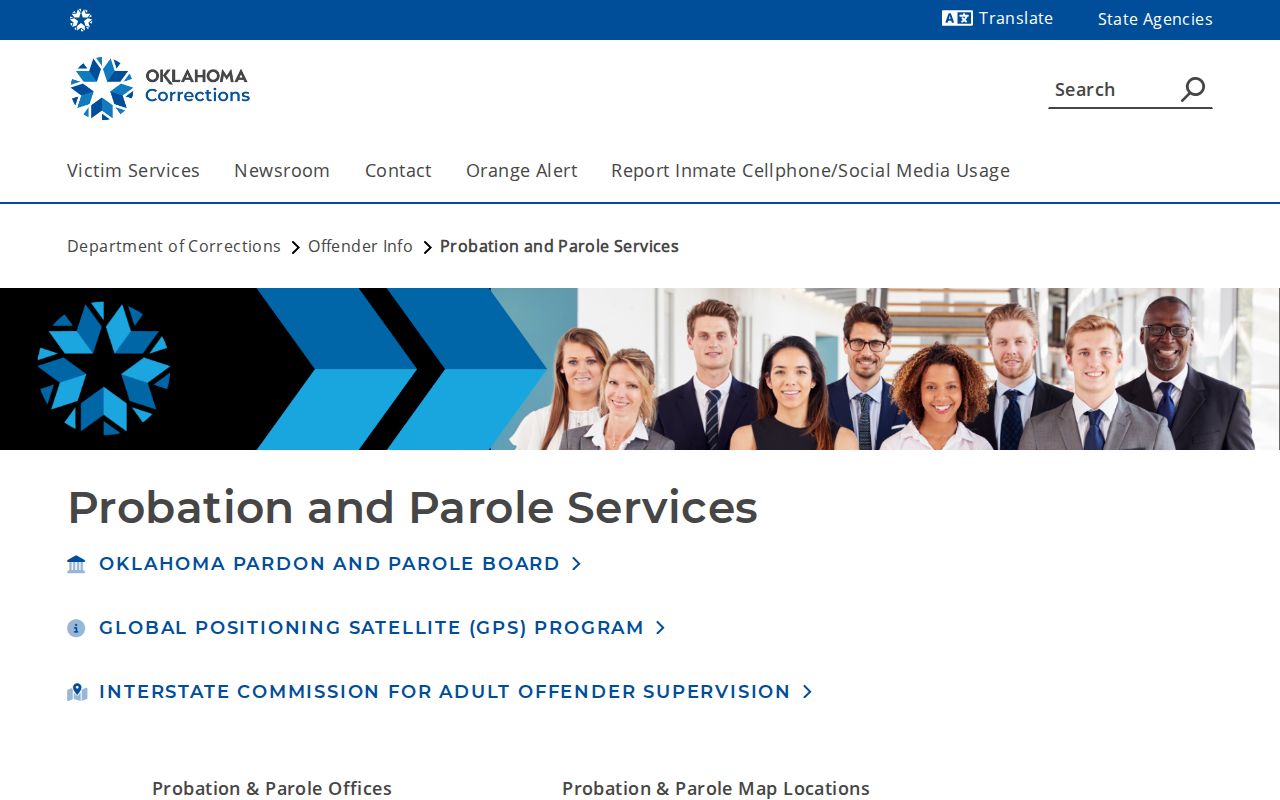 ODOC Blaine County post-release supervision office directory